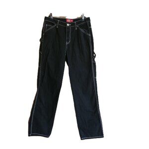 Dickies Black  Carpenter Work Pants  7/28 Utility Straight Leg